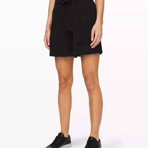Lululemon Noir High-Rise Shorts
